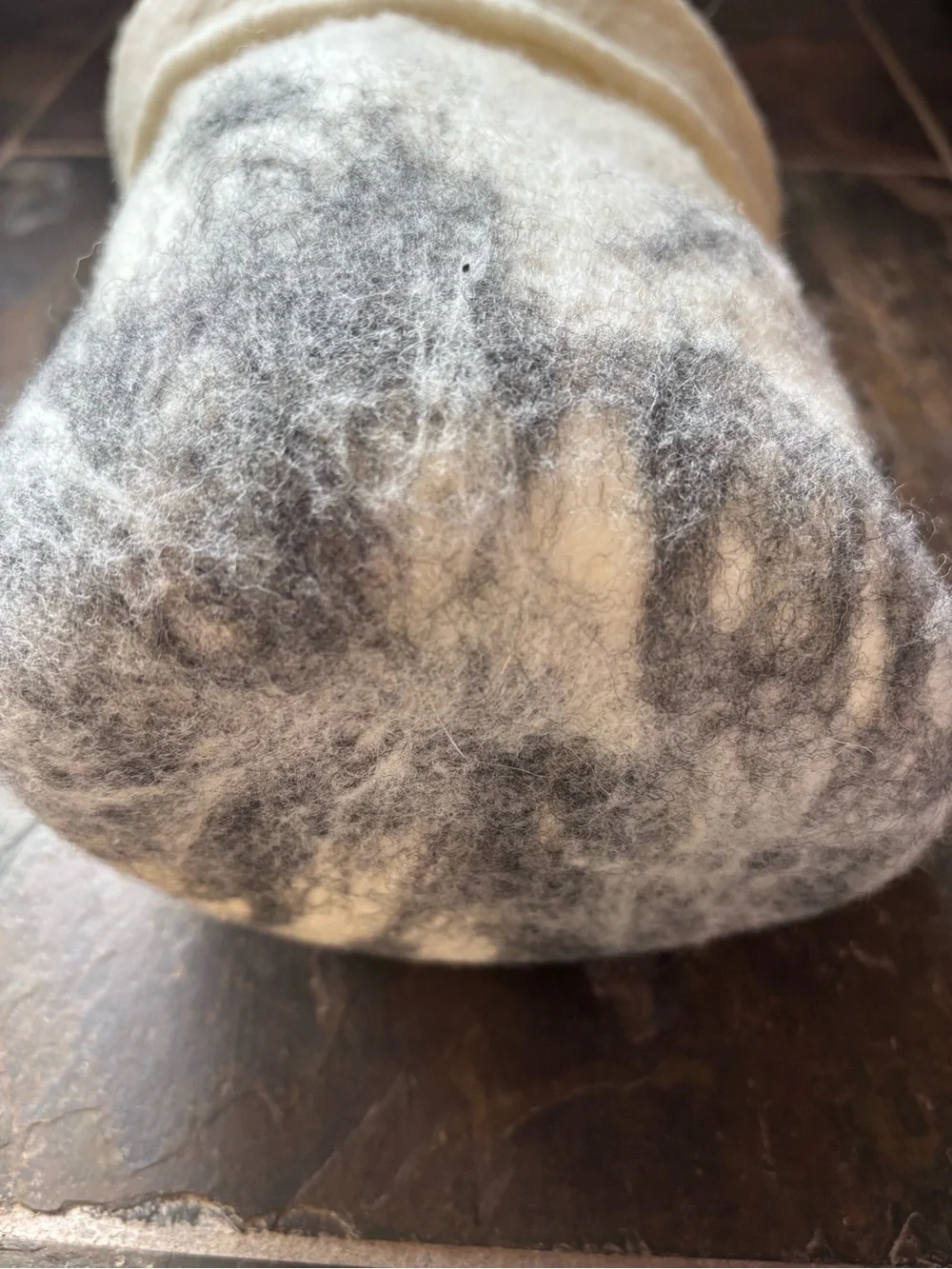 Hand Felted Merino Wool Plant Cozy | Soft Wool Basket | Handmade Home Decor